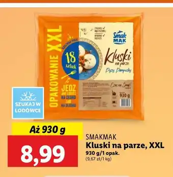 Lidl Kluski na parze Smak mak oferta