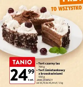 Intermarche Tort czarny las Janczewscy oferta