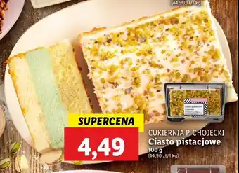 Lidl Ciasto pistacjowe Chojecki oferta