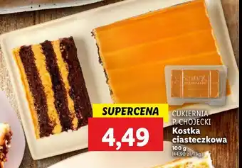 Lidl Kostka ciasteczkowa Chojecki oferta