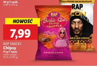 Lidl Chipsy cheddar mix Rap snacks oferta