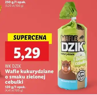 Lidl Wafle kukurydziane zielona cebulka Dzik oferta