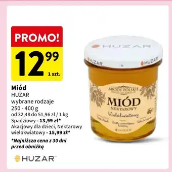 Intermarche Miód nektarowy spadziowy MIODY POJEZIERZA DRAWSKIEGO oferta