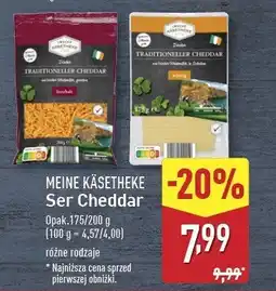 ALDI Ser cheddar MEINE KASETHEKE oferta