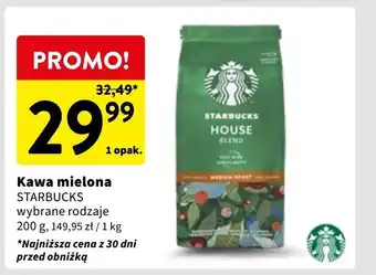 Intermarche Kawa Starbucks house blend medium roast oferta