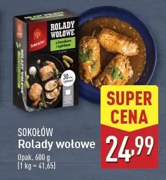 ALDI Rolady wołowe z boczkiem i ogórkiem Sokołów oferta