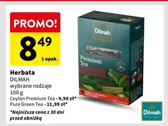 Intermarche Herbata Dilmah premium tea oferta