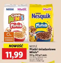 Lidl Płatki śniadaniowe minis Lion oferta