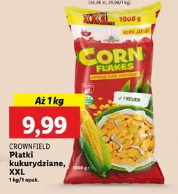 Lidl Płatki kukurydziane Crownfield oferta