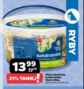 Netto Filety śledziowe kołobrzeskie Fisher king oferta