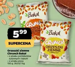 Netto Orzeszki ziemne o smaku pomidorków suszonych i bazylii Bakal oferta