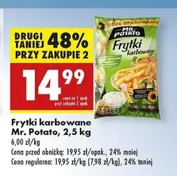 Biedronka Frytki karbowane Mr. potato oferta