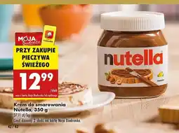 Biedronka Krem czekoladowo-orzechowy Nutella oferta