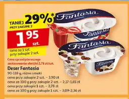 Auchan Jogurt z płatkami w czekoladzie Danone fantasia oferta