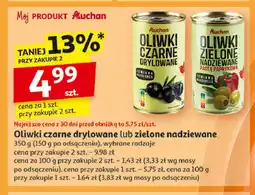 Auchan Oliwki czarne drylowane Auchan oferta