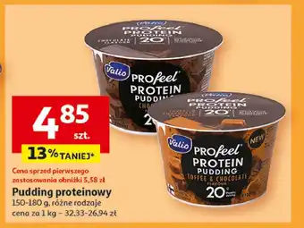 Auchan Pudding proteinowy czekolada i toffi Valio oferta