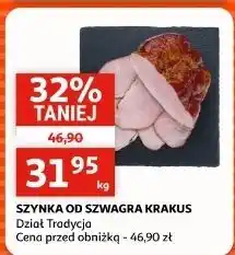 Auchan Szynka od szwagra Krakus Animex oferta