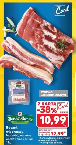 Kaufland Boczek bez kości K-Stoisko Mięsne oferta