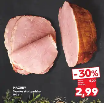 Kaufland Szynka Mazury oferta