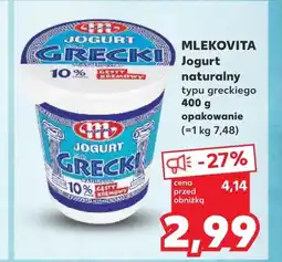 Kaufland Jogurt typu greckiego Mlekovita oferta