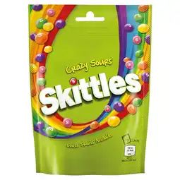 Kaufland Skittles Crazy Sours Cukierki do żucia 174 g (142 cukierki) oferta