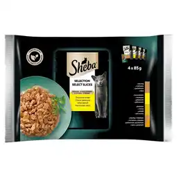 Kaufland Sheba Selection Karma dla dorosłych kotów w sosie drobiowe smaki 340 g (4 x 85 g) oferta