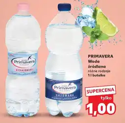 Kaufland Woda gazowana Primavera oferta