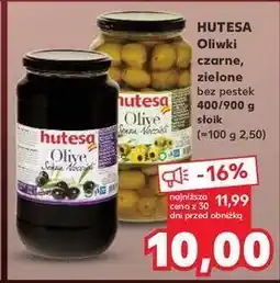 Kaufland Oliwki czarne bez pestek Hutesa oferta