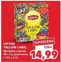 Kaufland Herbata Lipton Yellow Label Tea oferta