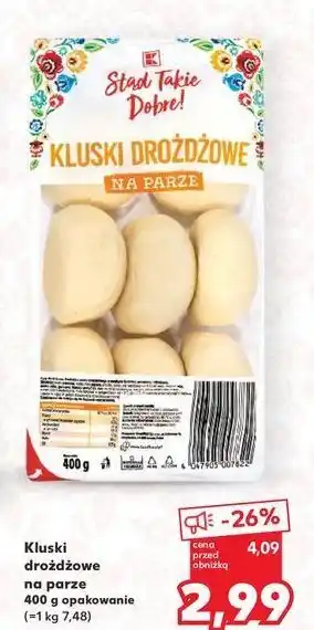 Kaufland Kluski na parze K-Classic Stąd Takie Dobre! oferta