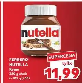 Kaufland Krem czekoladowo-orzechowy Nutella oferta