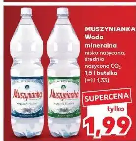 Kaufland Woda gazowana Muszynianka oferta