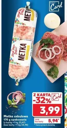 Kaufland Metka cebulowa K-Classic Stąd Takie Dobre! oferta