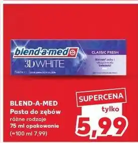 Kaufland Pasta do zębów classic Blend-A-Med 3D White oferta