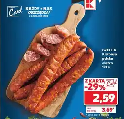 Kaufland Kiełbasa polska Gzella oferta