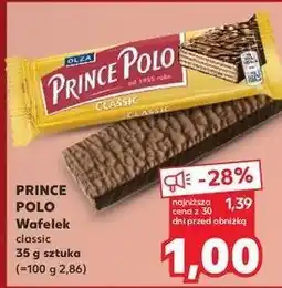 Kaufland Wafelek classic Prince Polo oferta