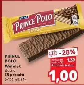 Kaufland Wafelek classic Prince Polo oferta