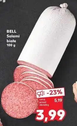 Kaufland Salami białe Bell Polska oferta