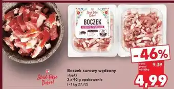 Kaufland Boczek surowy słupki K-Classic Stąd Takie Dobre! oferta