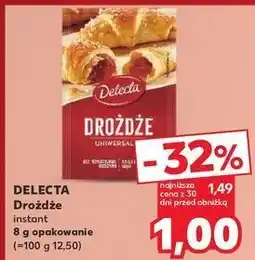 Kaufland Drożdże instant Delecta oferta