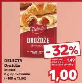 Kaufland Drożdże instant Delecta oferta