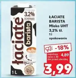 Kaufland Mleko barista 3.2 % Łaciate oferta