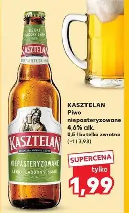 Kaufland Piwo Kasztelan Niepasteryzowane oferta