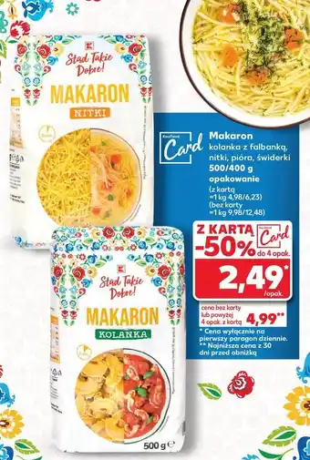 Kaufland Makaron kolanka K-Classic Stąd Takie Dobre! oferta