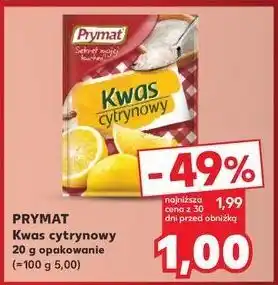 Kaufland Kwas cytrynowy Prymat oferta