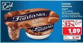 Kaufland Jogurt z mleczną czekoladą Danone Fantasia E. Wedel oferta