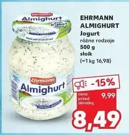 Kaufland Jogurt stracciatella Ehrmann Almighurt oferta