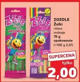 Kaufland Żelki rainbow Mieszko Zozole Hello Żelo oferta