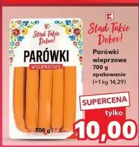 Kaufland Parówki wieprzowe K-Classic Stąd Takie Dobre! oferta