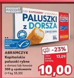 Kaufland Paluszki rybne kapitańskie Abramczyk oferta